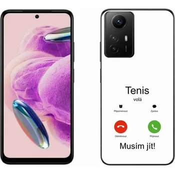 Pouzdro na mobilní telefon Gelový kryt mmCase na Xiaomi Redmi Note 12S - tenis volá bílé pozadí