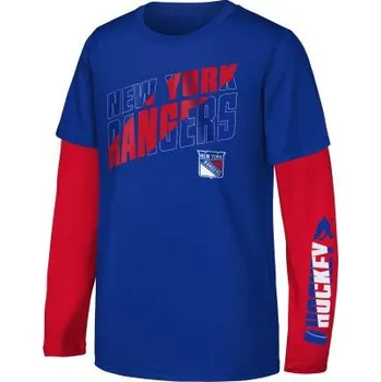 Chlapecké tričko Outerstuff Dětské tričko New York Rangers NHL Winning Clapper 3 In 1 Combo Velikost: Dětské L (11 - 12 let)