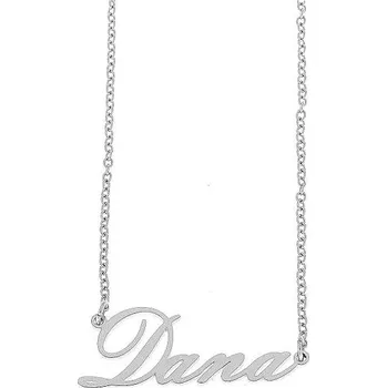 Náramek Ewena Řetízek z oceli se jménem Dana stříbrný