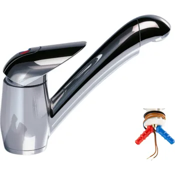 Vodovodní baterie REICH Směšovací páková kombinovaná baterie Pelikan, s přepínačem