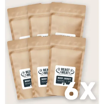 Sušené maso Výhodný set Hovězí jerky - Original Množství: 6ks