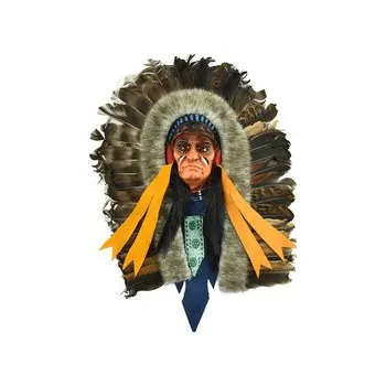 Závěsná dekorace Indiánský náčelník 25 cm - var. J