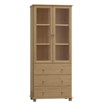 Knihovna Dřevěná knihovna MB 104 borovice masiv 90x190x42 cm