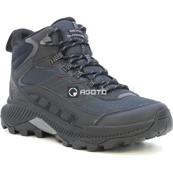 Pánská treková obuv MERRELL SPEED STRIKE 2 MID GTX černá pánská outdoor obuv Gore-Tex® membrána 42