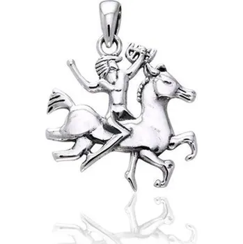 Přívěsek Stříbrný přívěsek Keltská bojovnice