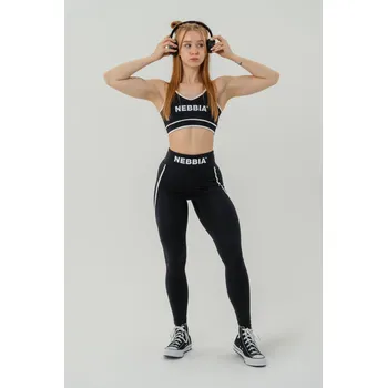 Dámské legíny NEBBIA Tvarující fitness legíny MY RULES černá L