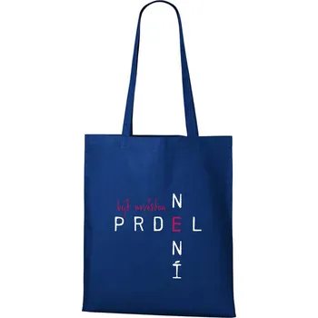 Nákupní taška DOBRÝ TRIKO Bavlněná taška s potiskem Být nevěstou Barva: Královsky modrá