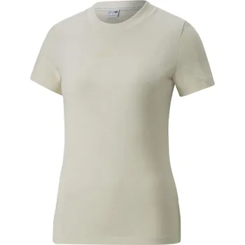 Dámské tričko dámské tričko PUMA - CREAM - M (Puma SPS Clsc Slim T-shirt Ladies)