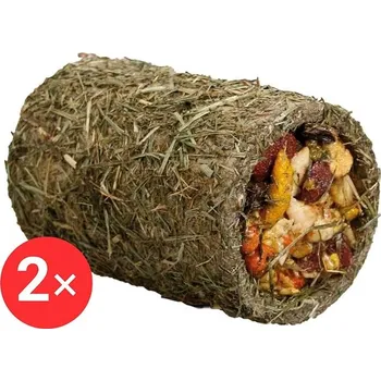 Pro hlodavce Karlie tunel ze sena plněný ovocem pro hlodavce 2 × 125 g