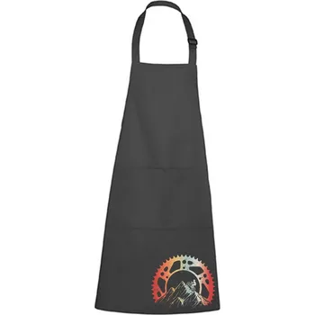 Kuchyňská zástěra DOBRÝ TRIKO Zástěra s potiskem Horská jízda Barva: Antracitová