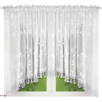 Záclona Fliying Hotová záclona Rozálie s květinami 400x160 cm