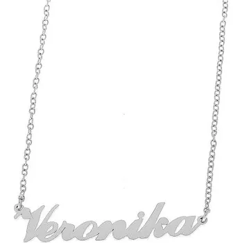 Náramek Ewena Řetízek z oceli se jménem Veronika stříbrný