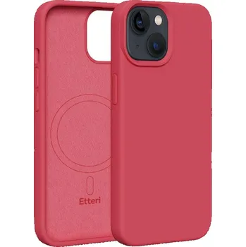 Pouzdro na mobilní telefon Silikonové TPU pouzdro Etteri Mag pro iPhone 14 raspberry