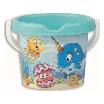 Hračka na písek Androni Kyblík štastná rybka - průměr 13 cm