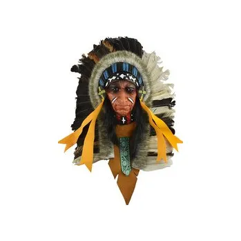 Závěsná dekorace Indiánský náčelník 30 cm - var. S