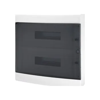 Rozvaděč GEWISS GW40049BS Rozvodnice 40 CD na omítku, 36M, IP40, vč. svorkovnice, bílá, s dvířky