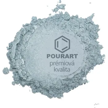 PourArt Metalický prášek DKTK026 Crystal River Silver 10g