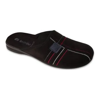 Pánské pantofle 155M026 40 - pánské pantofle INBLU černé 155M026_41