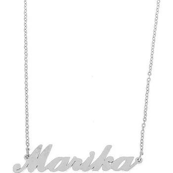 Náramek Ewena Řetízek z oceli se jménem Marika stříbrný