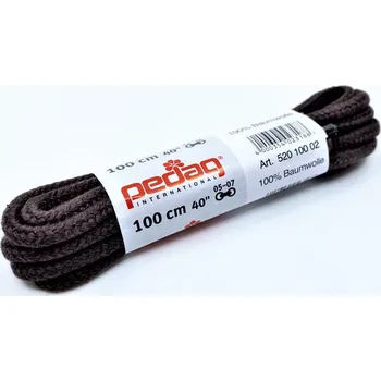 Tkaničky do bot Hnědé tkaničky do bot Pedag kulaté Délka: 90 cm