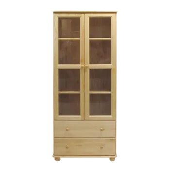 Knihovna Dřevěná knihovna MB 68 borovice masiv 80x190x42 cm