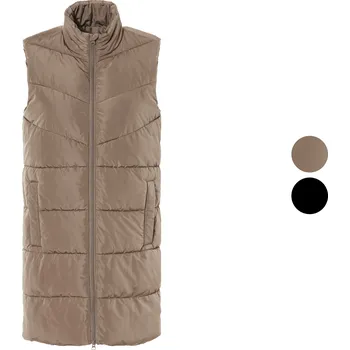 Dámská vesta esmara® Dámská dlouhá vesta Černá S