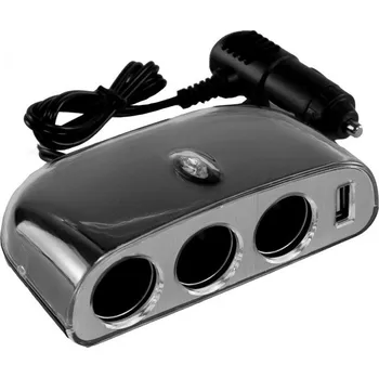 Sapfire sch-0432 Roztrojka autozapalovče + 1x USB