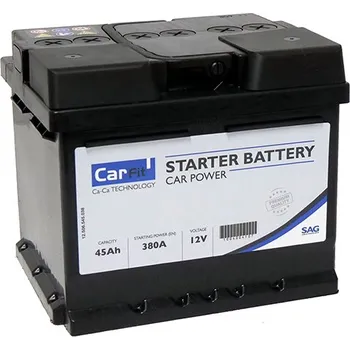 Autobaterie Autobaterie CARFIT 45 Ah, 380 A, 12 V, L1B, 207x175x175 mm
