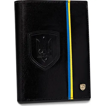 Peněženka Pánská kožená peněženka bez vnějšího zapínaní- Barva: Černá