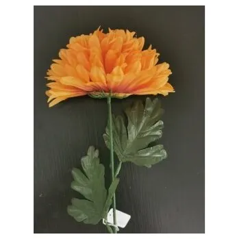 umělá květina Chryzantéma velká K153/K023/ new brown