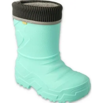 Dívčí holínky 162X305 /162Y305 - zateplené gumáčky Befado mintové 162X305_36