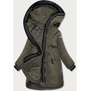 Dámská cargo bunda Bunda pro ženy v khaki barvě s ozdobnou lemovkou 2FXC SWEST, odstíny zelené 48 i392_21569-27