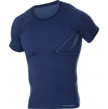Termo triko merino Brubeck SS 11710 Velikost: L tmavě modrá