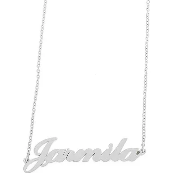 Náramek Ewena Řetízek z oceli se jménem Jarmila stříbrný