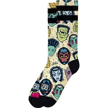 Dámské ponožky PONOŽKY AMERICAN SOCKS Villains - žlutá - S/M + při osobním odběru 341 Kč