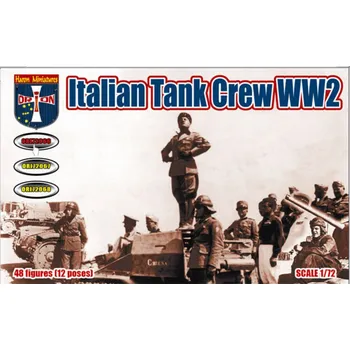 Plastikový model Orion Miniatures 1/72 Italian Tank Crew WW2