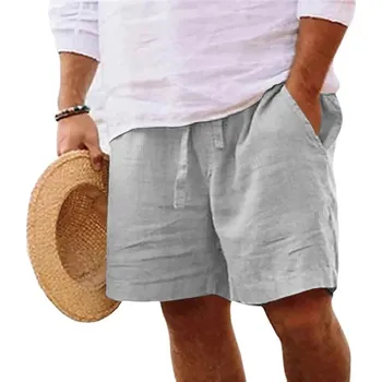 Pánské kraťasy Letní šortky pro pány Barva: Šedá, Velikost: L