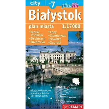 Literární cestopis Plan miasta Białystok +7 1:17 000 w.2023 - praca zbiorowa