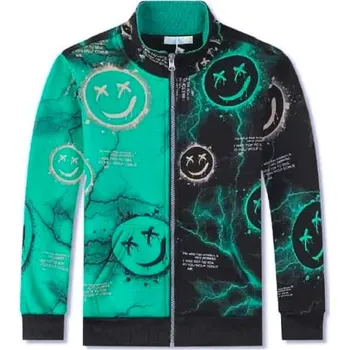 Chlapecká mikina CHLAPECKÉ MIKINY FM0367 Velikost: 146, Barva: Zelená