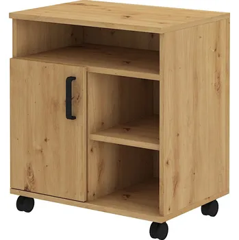 Obývací stěna MOB Mantela 230 (dub artisan + černá)