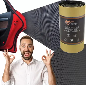 Ochranný nárazník na stěny, garážové rohože, parkoviště 200x20x0,4 cm