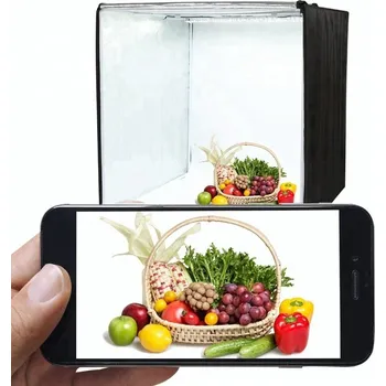 Blesk DZL Foto box, Foto stan s LED osvětlením 80x80x80cm