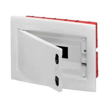 Rozvaděč GEWISS GW40885BS Rozvodnice 40 CDKi pod omítku, 12M, IP40, vč. svorkovnice,bílá, s dvířky, vyjímatelný rám