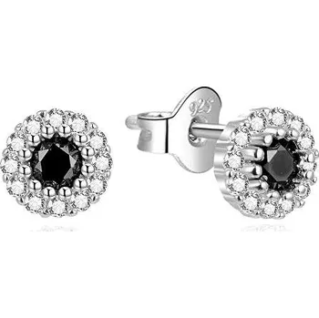 Náušnice Agato Třpytivé stříbrné náušnice se zirkony AGT - E002PBK (Ag925000 1,23 g)