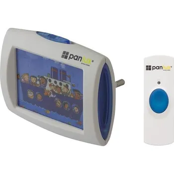 Domovní zvonek Panlux BH-348/M ZVONEK bezdrátový/noční světlo, modrý
