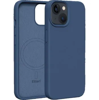 Pouzdro na mobilní telefon Silikonové TPU pouzdro Etteri Mag pro iPhone 14 tmavě modré
