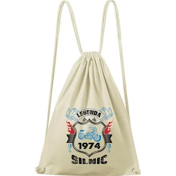 Městský batoh DOBRÝ TRIKO Bavlněný batoh Legenda silnic Barva: Natural