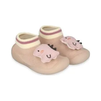 Dívčí bačkory 002P040 - Befado botičky pro miminka růžové 002P040_20