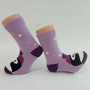 dívčí froté ponožky Trepon s tučňákem velikost 22-24