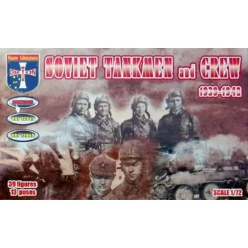 Plastikový model Orion Miniatures 1/72 Soviet tankmen and crew, 1939-1942